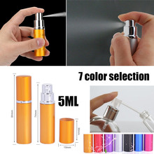 MUB 50pcs 5ml 10ml Mini Portable Travel Aluminum Refillable Perfume Bottle With Spray&Empty Cosmetic Containers With Atomizer 2024 - buy cheap