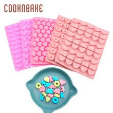 Cooknbaking 8 peça de molde de silicone para doces, forma de urso de goma, chocolate, mini biscoito, ferramenta de decoração de bolo com conta-gotas 2024 - compre barato