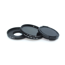 Conjunto 3 em 1 de câmera de ação ajustável, 52mm, lente com filtro nd 2-400, densidade neutra para xiaomi yi 2 4k yi 4k plus sport 2024 - compre barato