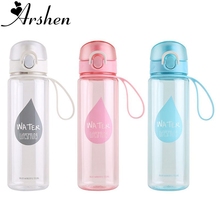 Arshen 500ml Leakproof Automatic Buckle Water Bottle Sports Water Bottle Portable Travel Climbing Camping Drinkware Gifts 2024 - buy cheap