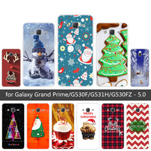 Силиконовый чехол для Samsung Galaxy Grand Prime G530 прозрачный чехол из ТПУ для Samsung Grand Prime G530 черный матовый чехол для Счастливого Рождества 2024 - купить недорого