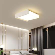 Lustre led simples preto/branco, minimalista, para quarto, iluminação de quarto, luminária de casa 2024 - compre barato
