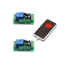 Sistema de controle remoto sem fio 1ch 10a, receptor de relé 1 ch, dc9v/12v/24v, controle remoto 315/433mhz