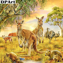 Diamond Painting Full Square/Round Drill Kangaroo 5D Daimond Painting Embroidery Cross Stitch Kit Gem Mosaic Rhinestone Zou206 2024 - buy cheap