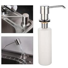 White Liquid Soap Dispenser Lotion Cover Built in Kitchen Sink Countertop 2024 - buy cheap
