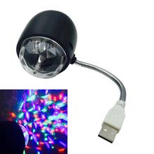 Hot sale USB Magic ball Stage Effect Lighting 4W RGB Led Stage Lamps DC5V Crystal change colour Lamp Party Disco Club DJ Light 2024 - buy cheap