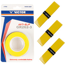 (1 set 3 pcs)Victor badminton tennis Racket  Overgrip Anti skid Sweat Absorbed Soft Wrap Taps Racquet Viscosity grips GR262-3 2024 - buy cheap