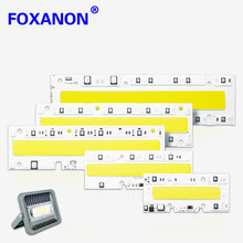 Foxanon LED COB Chip lamp 110V 220V Integrated 30W 50W 70W 100W 150W LED Bulb Lamp Input Smart IC Flood Light Spotlight 2024 - buy cheap