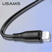 USAMS USB Phone Charger Cable For iPhone 6 6S 7 8 Plus 5 5S Chip Data Sync Cable for iPhone 10 SE XS Max XR X USB Charging Cable 2024 - buy cheap