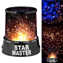 LED Night Light Projector Starry Sky Star moon Master Children Kids Baby Sleep Romantic colorful Led Projection lamp 2024 - buy cheap