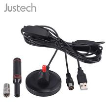 Justech For Car TV Antenna With Signal Amplifier DVB-T Best HD Truck Caravan Digital Freeview Level 6 Waterproof Portable Aerial 2024 - buy cheap