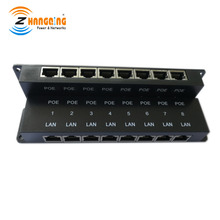 8Port Power Over Ethernet Passive POE Injector PoE Patch Panel Application use for AP, IP camera, IP phone 2024 - buy cheap