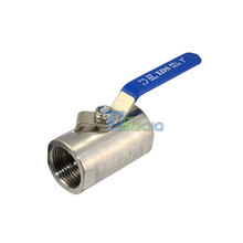 MEGAIRON BSPT 1" DN25 Female Silk Mouth Wide Type Ball Valve with Vinyl Handle Stainless Steel SS316 WOG1000 2024 - buy cheap