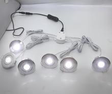 6pcs/Set LED Downlight Mini 2W DC12V LED Cabinet lamp Spot Light for Kitchen Bedroom Showcase Cupboard Wardrobe Night Lighting 2024 - buy cheap