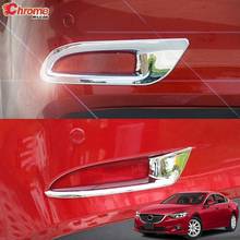 For Mazda 6 Atenza GJ 2013 2014 2015 2016 2017 Chrome Rear Tail Fog Light Foglight Lamp Cover Trim Frame Decoration Car Styling 2024 - buy cheap