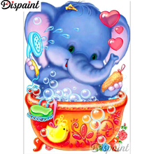 Dispaint Full Square/Round Drill 5D DIY Diamond Painting "Cartoon elephant" Embroidery Cross Stitch 3D Home Decor A12599 2024 - buy cheap