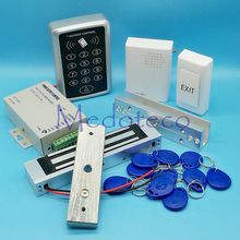 Full Rfid Door Access Control System 125Khz Rfid Card Access Control System Kit +Electric Magnetic Lock U Bracket & Power Supply 2024 - buy cheap