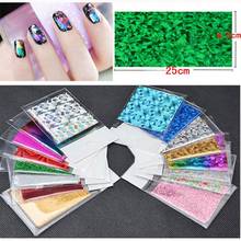 50Pcs Foils nail stickers water transfer sticker nail art Finger DIY Nail Art Sticker Decal Stickers Tips Decor 2U1214 2024 - buy cheap