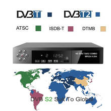 Цифровой спутниковый приемник или finder Combo dvb t2 + S2 HD 1080P DVB-T2 DVB-S2 ТВ-приставка H.264/MPEG-2/4 DVB T2 ТВ-тюнер 2024 - купить недорого