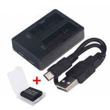 SJCAM-Cargador de Batería Dual Original para SJ6 Legend, cargador de batería USB de escritorio para SJ6 +, caja contenedor de almacenamiento de batería 2024 - compra barato