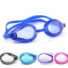 Детские мягкие силиконовые водонепроницаемые очки для плавания в бассейне, противотуманные очки для подводного плавания, очки для плавания с ушками 2024 - купить недорого