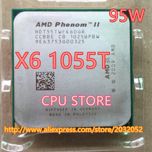 Процессор AMD Phenom II X6 1055T x6 1055T 95W, процессор 2,8 ГГц AM3 938, 6 ядер, 6 м, настольный процессор 2024 - купить недорого