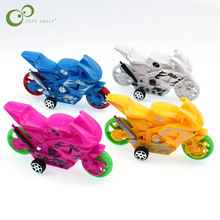2pcs Baby Toys Cute motorcycle Plastic Pull Back Cars Toy Cars for Child Wheels Mini Car Model Funny Kids Toys for Children WYQ 2024 - buy cheap