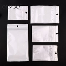 White Clear Self Seal Zipper Plastic Retail Packaging Poly Pouches Ziplock Zip Lock Bags Package With Hang Hole 2024 - buy cheap