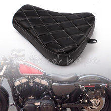 Asiento delantero de motocicleta para Harley Sportster, asiento de asiento delantero, cojín con forma de rejilla, sofá Tour, color negro, 883, 1200, 2010-15, envío gratis 2024 - compra barato