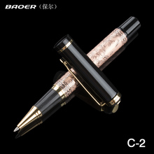 Baoer-Bolígrafo de Metal para escritura, bolígrafo de lujo para negocios, suministros de oficina y escuela, regalo para estudiantes bolsa de plumas 2024 - compra barato
