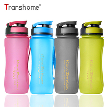 Transhome Sport Water Bottle 600ml Portable Plastic Water Bottles Hiking Sport Drinking Water Bottle Protein Shaker Bottle 2024 - buy cheap