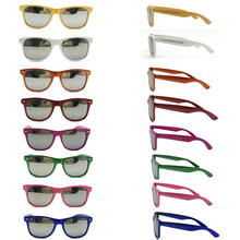 Gafas de sol clásicas de Color brillante perla, lentes de sol personalizadas de fiesta, con lentes de espejo, recuerdo de fiesta, 60 pares 2024 - compra barato