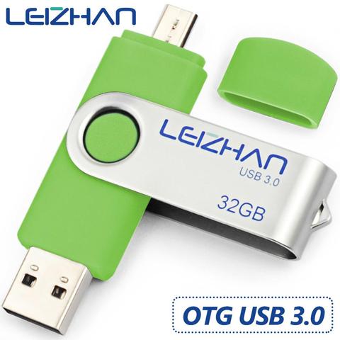 LEIZHAN usb 3.0 Photo Stick for Samsung S7 Android OTG USB Flash Drive 128gb 64gb 32gb 16gb 8gb Pendrive memory stick jump drive 2022 - buy cheap