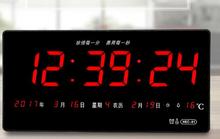 LED calendar electronic digital living room clock day time clock quiet 2024 - buy cheap