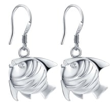 New Arrival shinning fish silver plated Earrings for women fashion jewelry Earring /BTONGIAL YKVEDAJF 2024 - buy cheap