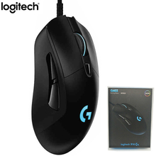 Mouse logitech g403 original, mouse gamer com fio rgb de 12000 dpi para jogos 2024 - compre barato