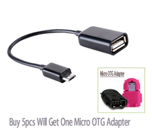 Free shipping Micro USB OTG Cable Adapter For Samsung Xiaomi LG Sony Huawei Oneplus Android Tablet PC Smart Phone Mobile 2024 - buy cheap