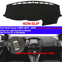 TAIJS-cubierta antideslizante para salpicadero de coche, alfombrilla de silicona para Ford Focus 3 MK3, 2012, 2013, 2014, 2015, 2016, 2017, 2018, parasol 2024 - compra barato