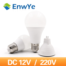 EnwYe LED Lamp Cup MR16  6W E27 LED Bulb Lights 6W 9W 12W 15W 220V Led Lamp Energy Saving Lamp DC 12V LED Lighting bulb 2024 - buy cheap