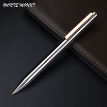 Metal Roller Pen silvery Business Gifts  ballpoint pen hot sell ball pen for writing office school supplie gel pen 2024 - buy cheap