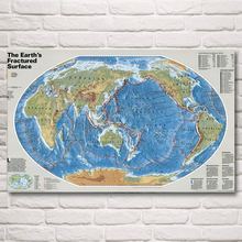 FOOCAME World Map Modern Home Decoration Art Canvas Posters and Prints Painting Living Room Decor Wall Pictures Bedroom 2024 - buy cheap