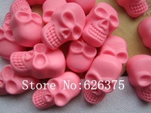 Rena!!  Resin Cute Pink Skull for Hair Bow Center Scrapbooking, Phone Deco, DIY (19*30mm) 2024 - buy cheap