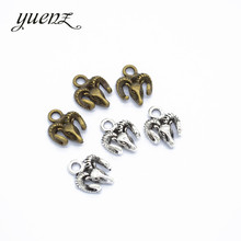 YuenZ 20pcs Antique Silver color Sheep head Charms Pendant For DIY Jewelry Making Finding 14*11mm D9211 2024 - buy cheap