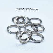 6705ZZ 25*32*4(mm) 10pieces bearing ABEC-5 6705 6705ZZ chrome steel bearing metal sealed bearing Thin wall bearing 2024 - buy cheap