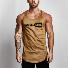 Body building Brand Tank Top Men Gyms Stringer Tank Top Fitness Singlet Mesh Sleeveless shirt Work out Man Undershirt Clothing 2024 - buy cheap