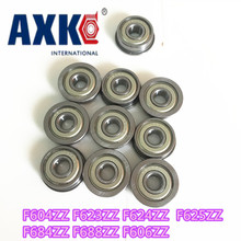 Rolamentos de esferas da flange de 10 pces f604zz f623zz f624zz f625zz f684zz f688zz f606zz impressoras 3d peças parte da roda da polia 2024 - compre barato