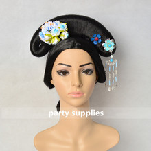 ancient empress hair cosplay beautiful princess hair cosplay qing dynasty queen hair accessories halloween cosplay 2024 - buy cheap