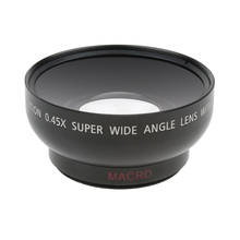 46mm 0.45x Wide Angle + Macro Conversion Lens For Canon Nikon SLR Camera DV 0.45x67 Universal (Black) 2024 - buy cheap