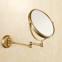 Antique Bronze Copper Elegant 8 Inch Bathroom Mirror Magnifier Beauty Bathroom Mirror Bathroom Hardware 2024 - buy cheap