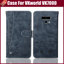 Hot Sale! VKworld VK7000 Case High Quality Flip Leather Phone Case Protective Cover For VKworld VK7000 Case With Card Slots 2024 - buy cheap